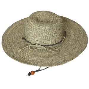 San Diego Hat Company 100% raffia straw hat green One Size